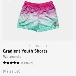 Watermelon Gradient Youth Shorts